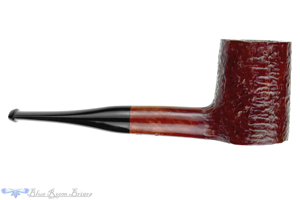 Blue Room Briars is proud to present this Joh's Partial Rusticated Poker Sitter UNSMOKED Estate Pipe