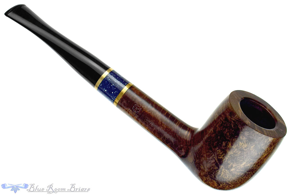 Blue Room Briars is proud to present this Pipe Smoking World Cup-Ascot (2001 Make) Billiard with Brass and Acrylic Estate Pipe
