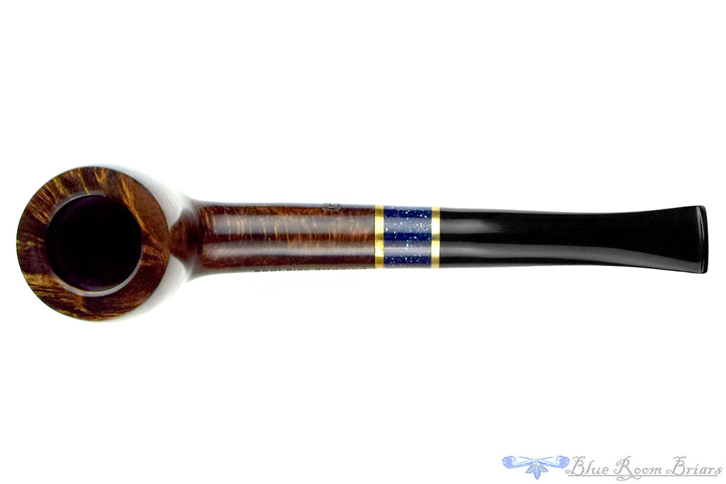 Blue Room Briars is proud to present this Pipe Smoking World Cup-Ascot (2001 Make) Billiard with Brass and Acrylic Estate Pipe