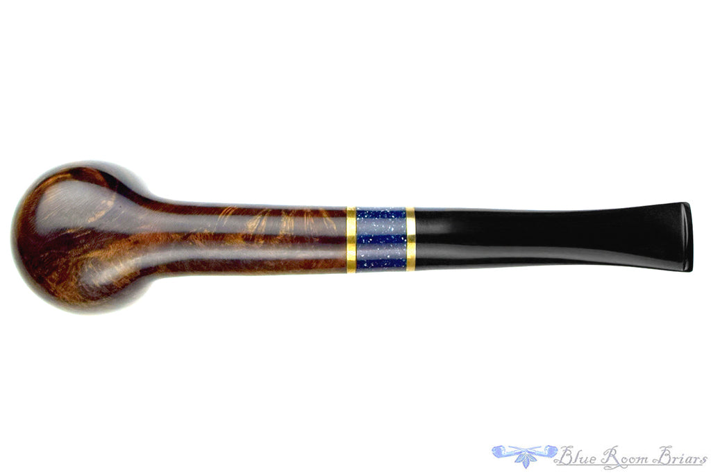 Blue Room Briars is proud to present this Pipe Smoking World Cup-Ascot (2001 Make) Billiard with Brass and Acrylic Estate Pipe