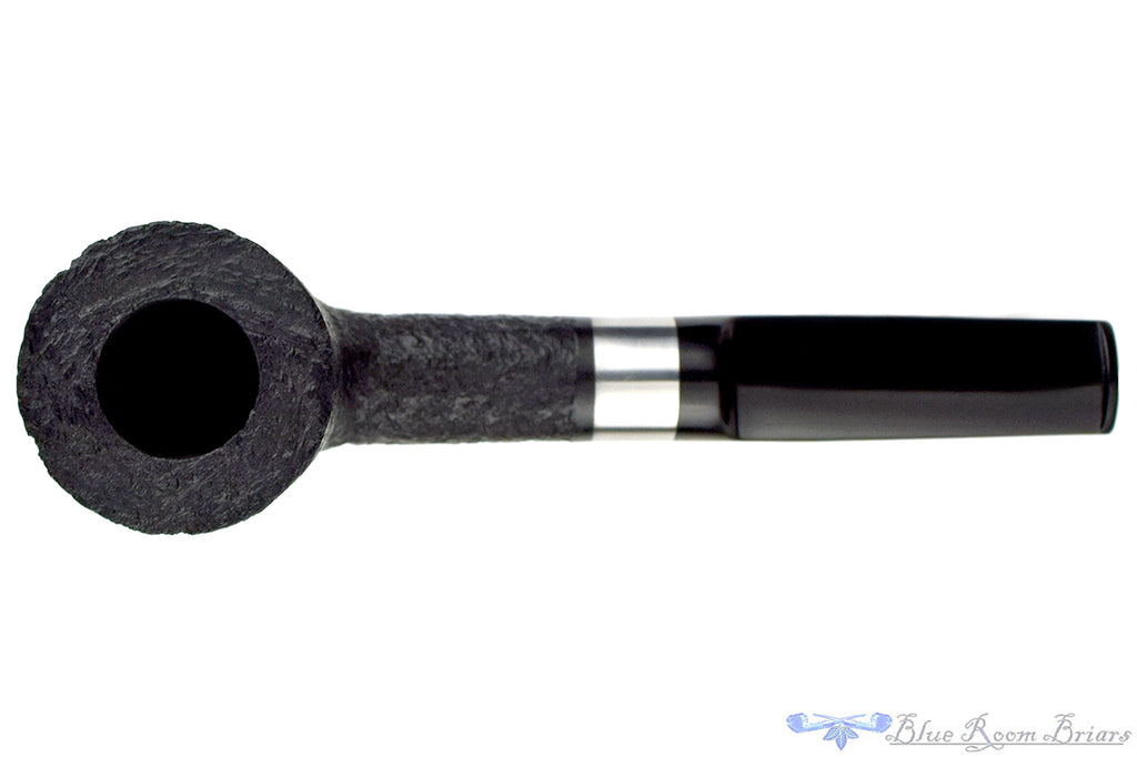 Orslev Flemming SSM 94 Rusticated Yachtsman with Nickel UNSMOKED Estate Pipe