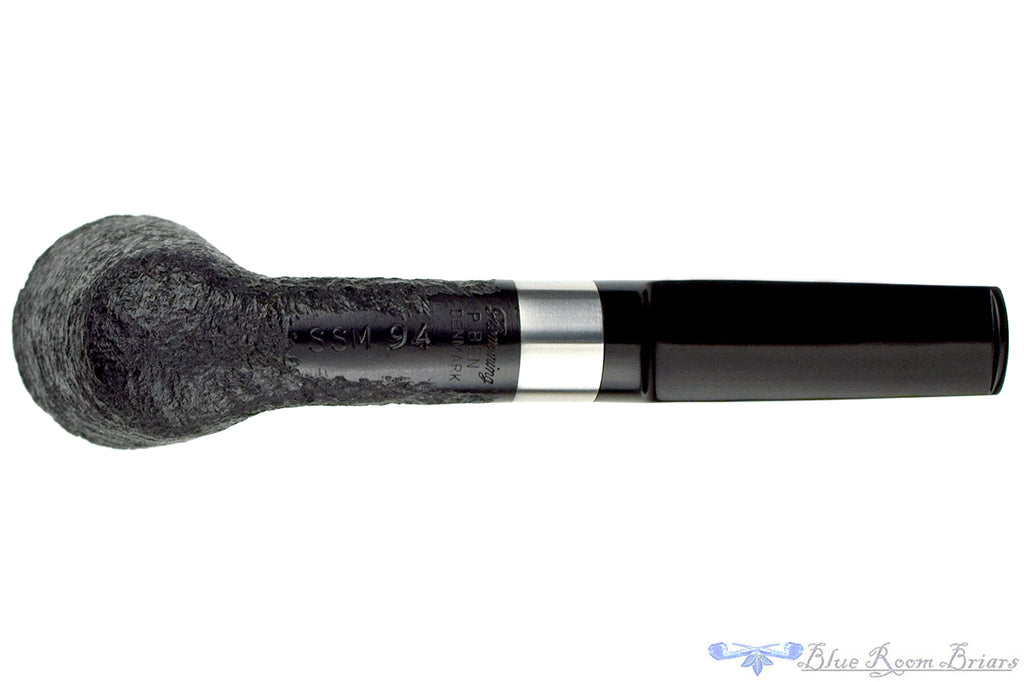 Orslev Flemming SSM 94 Rusticated Yachtsman with Nickel UNSMOKED Estate Pipe