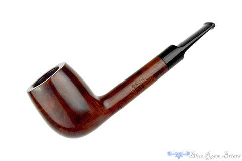 GBD Prehistoric 1960 Bent Oval Shank Apple with Nickel Repair Band and Perspex