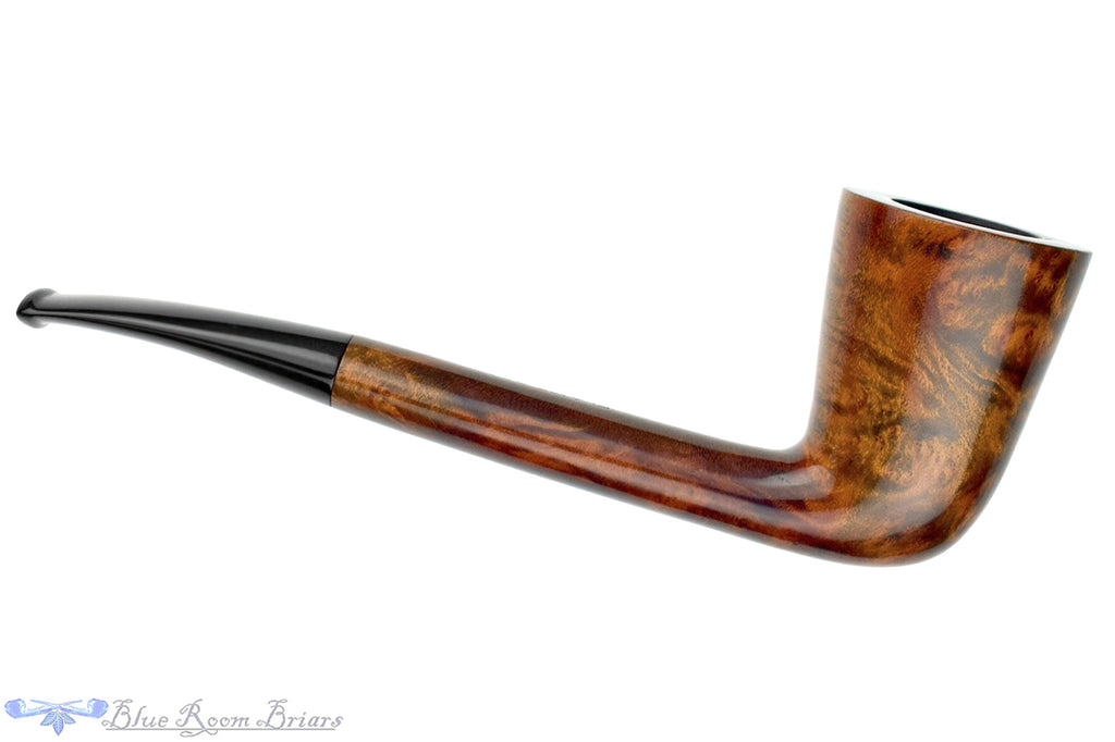 Blue Room Briars is proud to present this Royal Dane Flame Grain Bent Long Oval Shank Dublin Estate Pipe