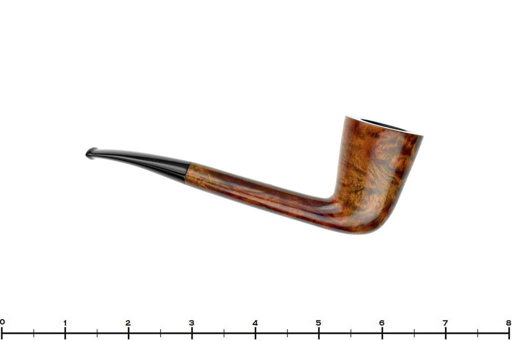 Blue Room Briars is proud to present this Royal Dane Flame Grain Bent Long Oval Shank Dublin Estate Pipe