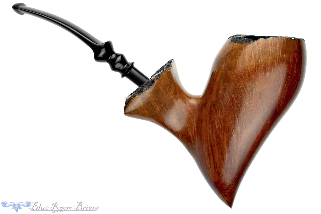 Blue Room Briars is proud to present this Mike Kabik Handmade Freehands 2 Pipe Set with Custom Briar Stand and Tamper Estate Pipes