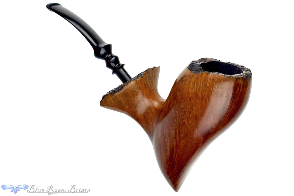 Blue Room Briars is proud to present this Mike Kabik Handmade Freehands 2 Pipe Set with Custom Briar Stand and Tamper Estate Pipes
