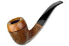 Blue Room Briars is proud to present this Johny Pipes Bent Diamond Shank Sandblast Billiard Calabash