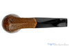 Blue Room Briars is proud to present this Johny Pipes Bent Diamond Shank Sandblast Billiard Calabash