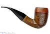 Blue Room Briars is proud to present this Johny Pipes Bent Diamond Shank Sandblast Billiard Calabash