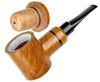 Blue Room Briars is proud to present this Johny Pipes Smooth Poker (9mm Filter) Calabash