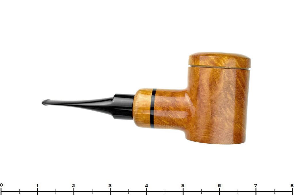 Blue Room Briars is proud to present this Johny Pipes Smooth Poker (9mm Filter) Calabash