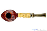 Blue Room Briars is proud to present this Nate King Pipe 773 Bent Racing Dublin with Bamboo and Plateau
