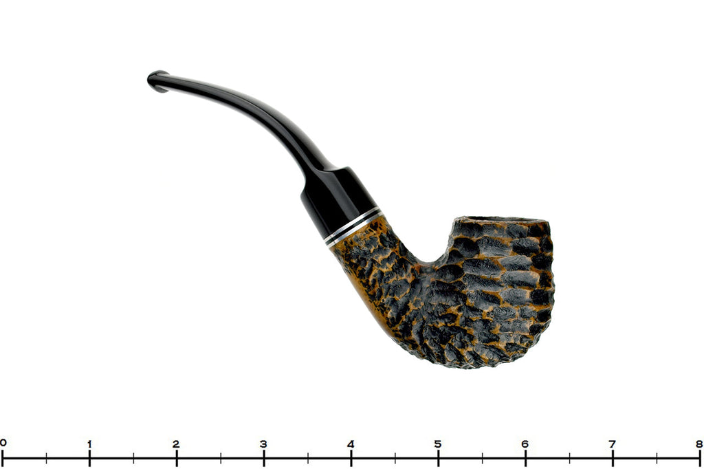 Blue Room Briars is proud to present this Peterson 221 Bent Billiard (9mm Filter) with Nickel Estate Pipe