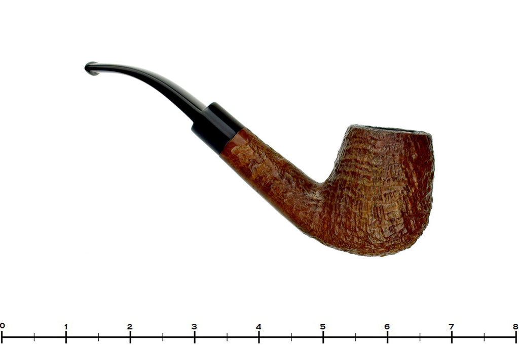 Charatan 1/4 Bent Sandblast Billiard Estate Pipe