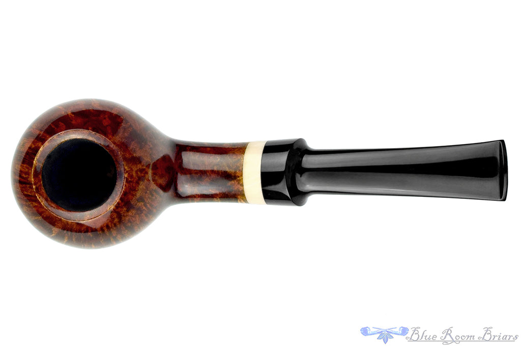 Blue Room Briars is proud to present this George Boyadjiev Pipe Grade A Bent Apple with Super Tusk