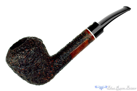Don Carlos Two Note Rusticated Apple Sitter Estate Pipe