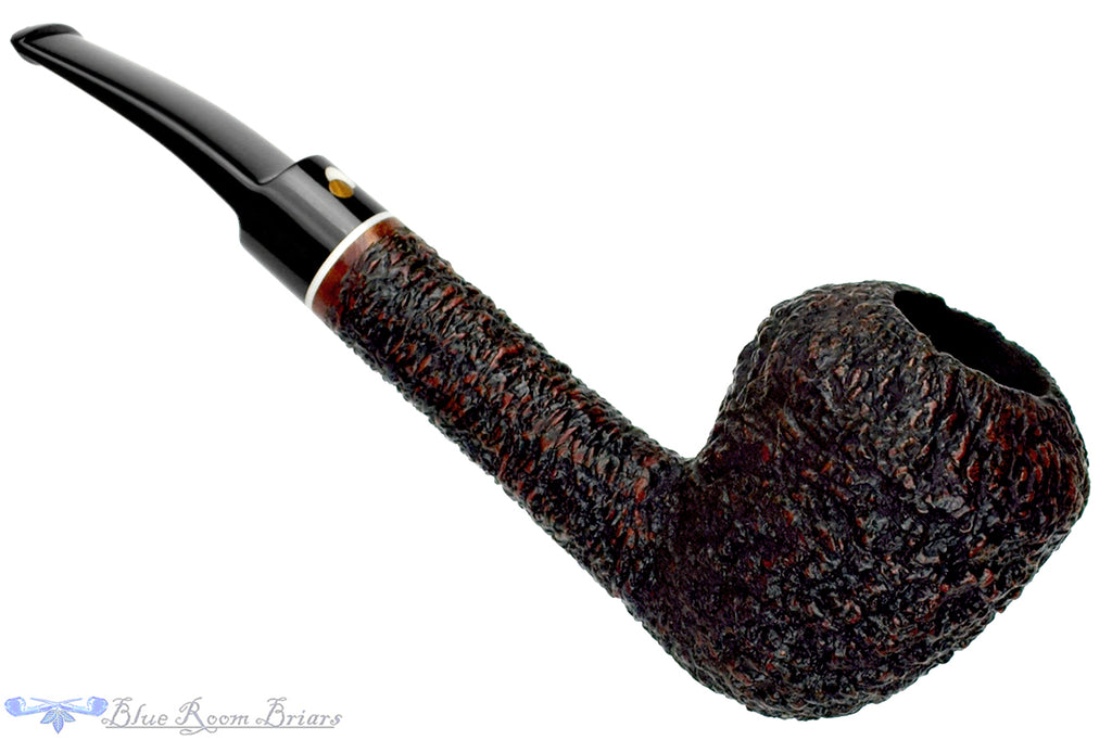 Blue Room Briars is proud to present this Claudio Cavicchi Bent Rusticated Pear with Acrylic Estate Pipe