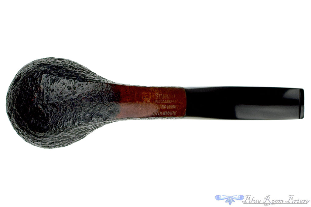 Stanwell Hand Made 22 (Reg. Era) Bent Sandblast Scoop Estate Pipe
