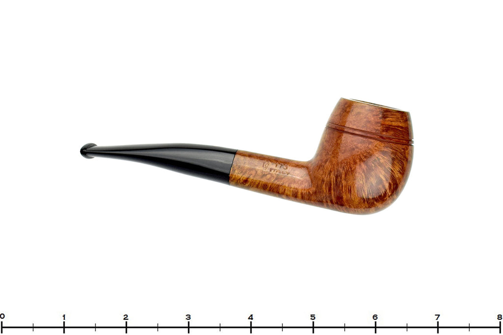 Blue Room Briars is proud to present this Savinelli Punto Oro 173 Rhodesian (6mm Filter) Sitter UNSMOKED Estate Pipe