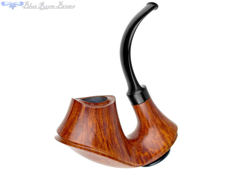 Marek Cikl Pipe Sandblast Reverse Calabash with Boxwood