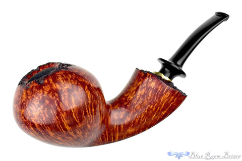 Dirk Heinemann Pipe Black Blast Cherrywood with Buddha Bamboo