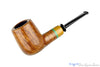 Blue Room Briars is proud to present this Brian Madsen Pipe Billiard with Colored Ebonite