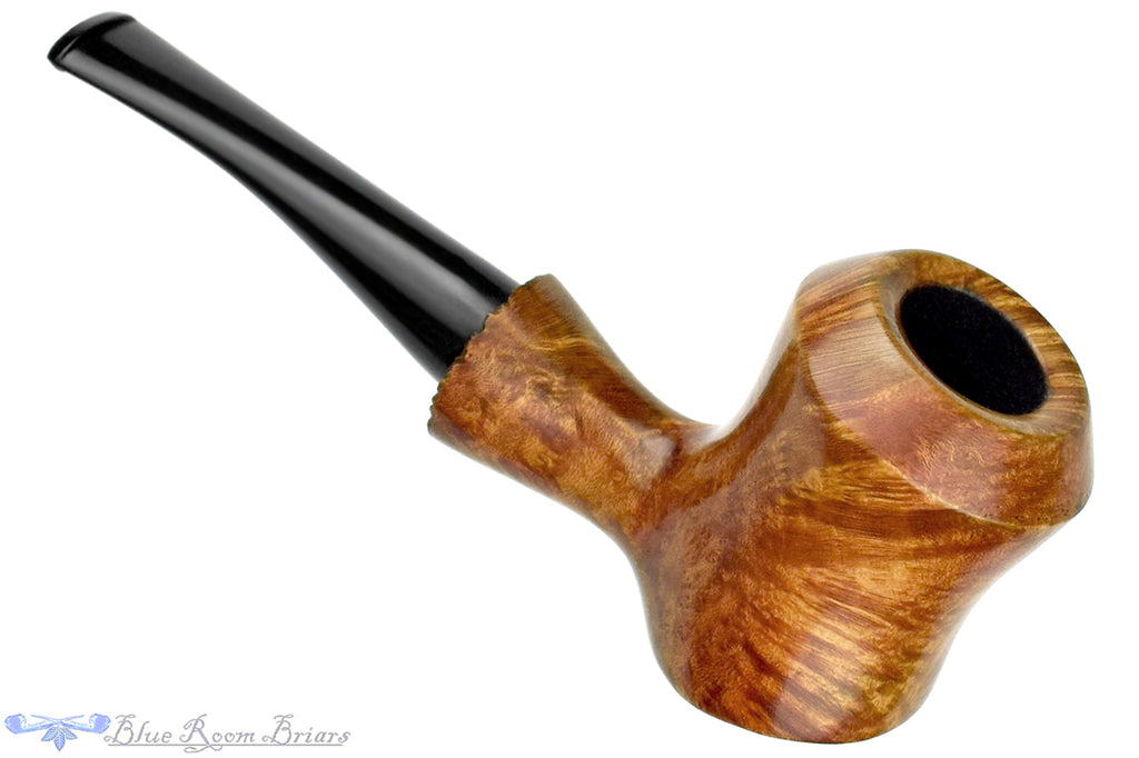 Blue Room Briars is proud to present this Ron Smith Pipe Bent Cherrywood with Plateau