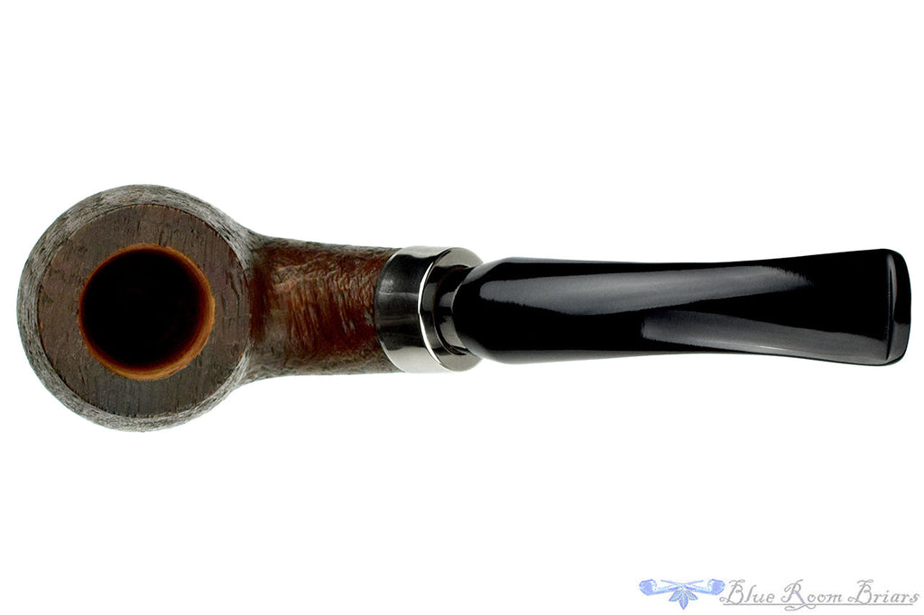 Genod Pipe Bent Sandblast Billiard with Nickel