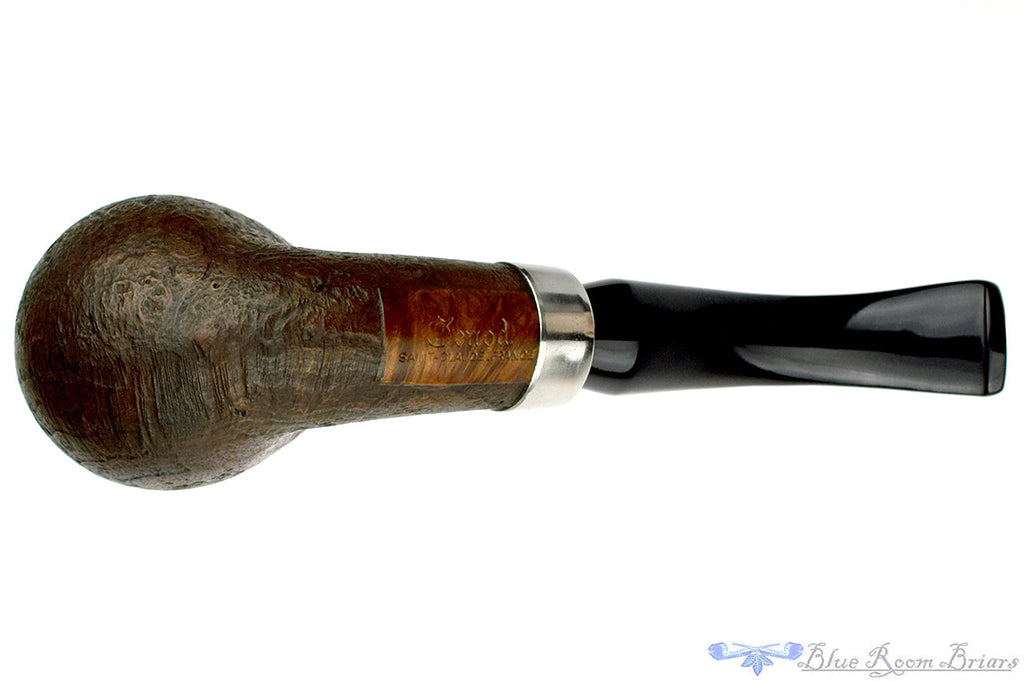 Genod Pipe Bent Sandblast Billiard with Nickel