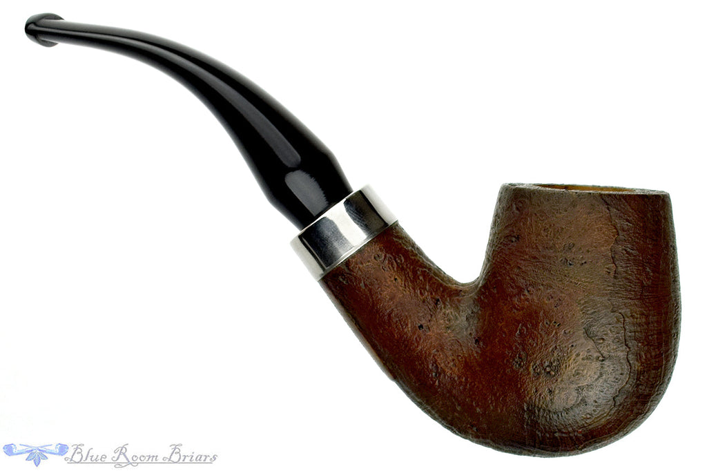 Genod Pipe Bent Sandblast Billiard with Nickel