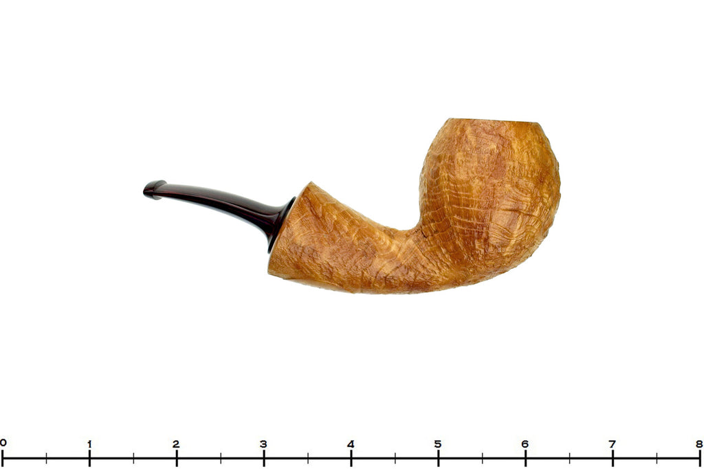 Blue Room Briars is proud to present this KenPipes 16148 Bent Tan Blast Tear Drop with Brindle UNSMOKED Estate Pipe
