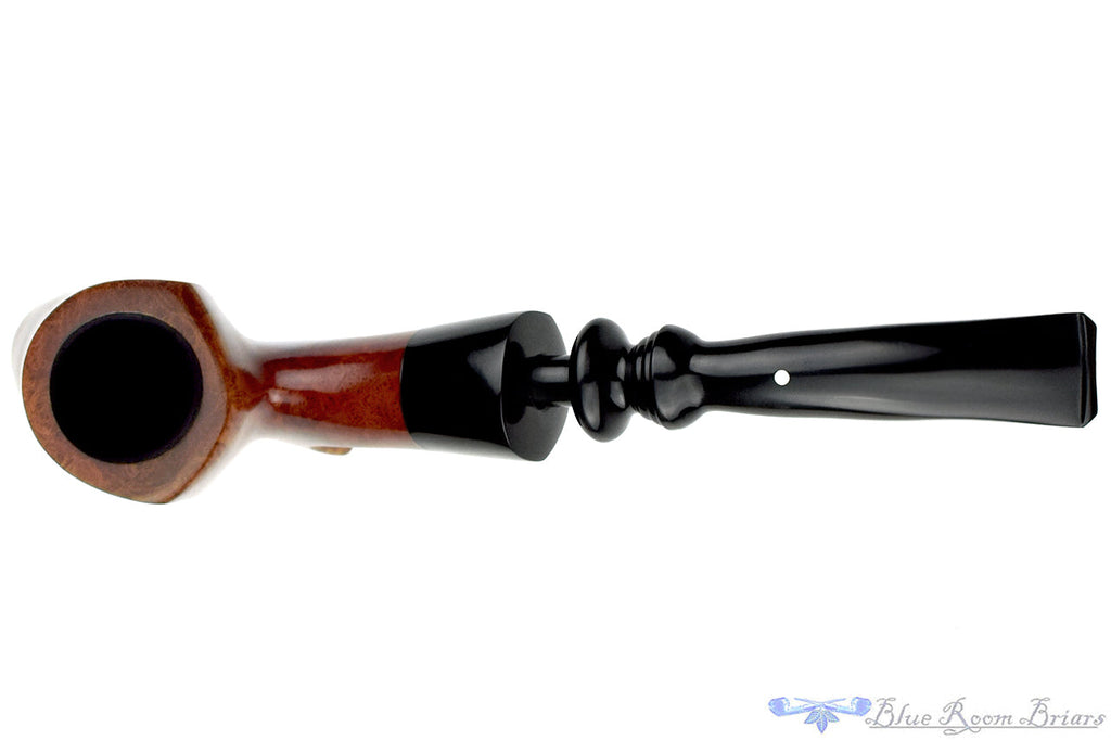 Blue Room Briars is proud to present this Dunhill Root Briar DR (1973 Make) Bent Freehand with Two Stems and Plateau Estate Pipe