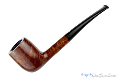 Charatan Selected 4 1/4 Bent Cavalier with Ebonite Estate Pipe Draft with Bowl Coat