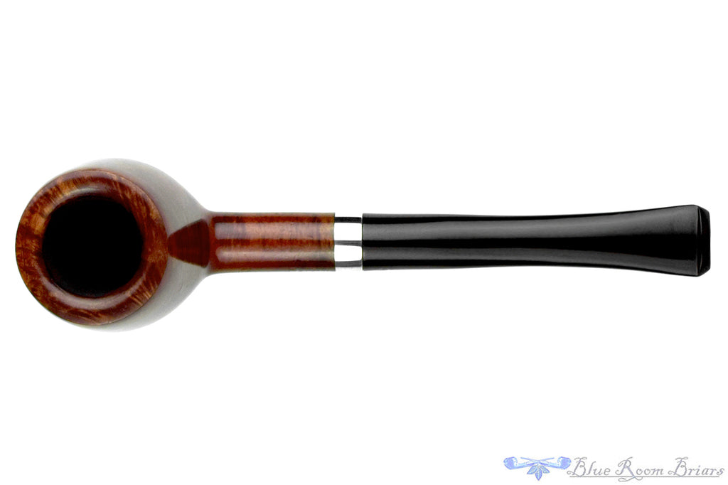 Blue Room Briars is proud to present this Georg Jensen Handmade Billiard with Nickel Estate Pipe