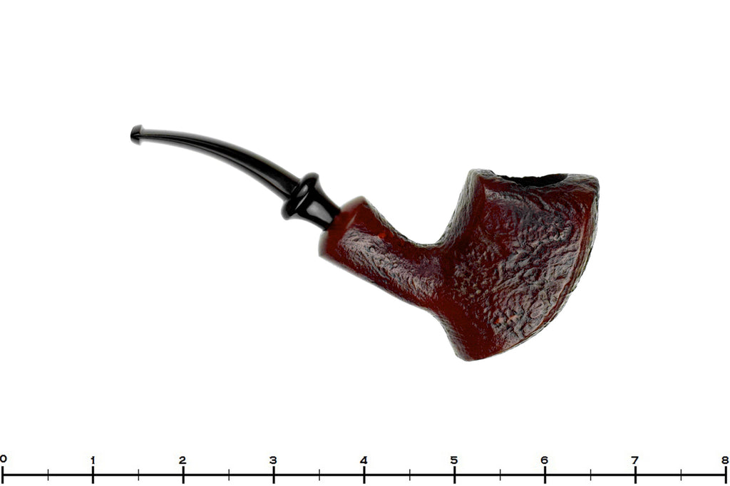 Blue Room Briars is proud to present this Bijou (Stanwell) Bent Sandblast Elephant's Foot with Military Mount Estate Pipe