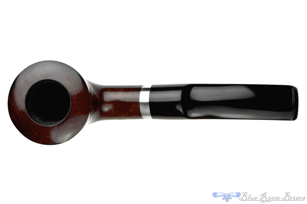 Blue Room Briars is proud to present this Rhodes 2830 Bent Dublin with Nickel UNSMOKED Estate Pipe