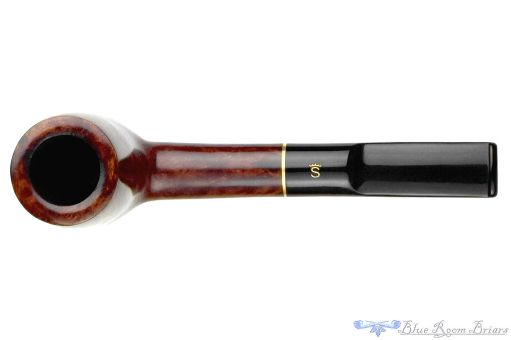Blue Room Briars is proud to present this Stanwell Danish Design Duke 40 Billiard with Oval Shank and Brass Estate Pipe