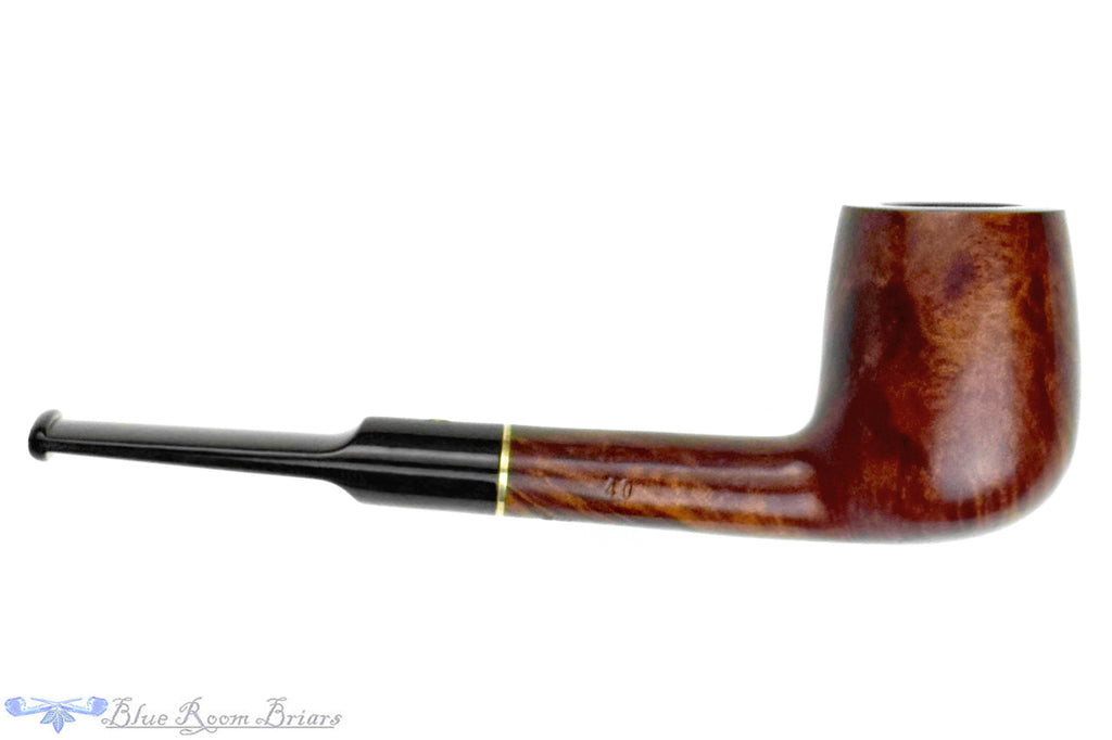 Blue Room Briars is proud to present this Stanwell Danish Design Duke 40 Billiard with Oval Shank and Brass Estate Pipe