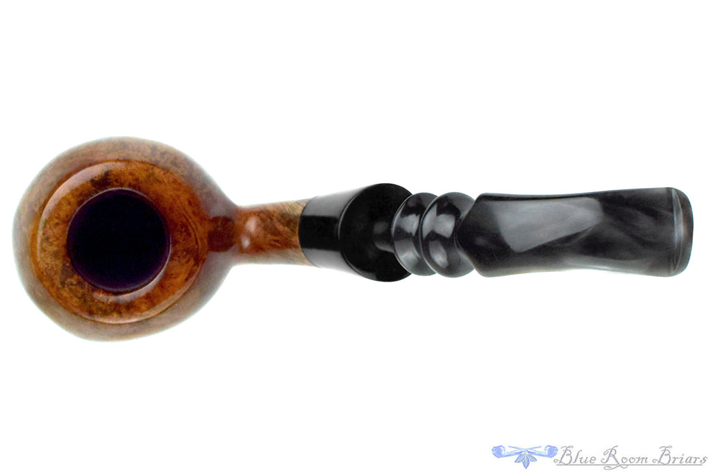 Blue Room Briar is proud to present this Ben Wade Reflection Handmade 014 BEnt Freehand with Ebonite Ferrule Estate Pipe with Replacement Stem