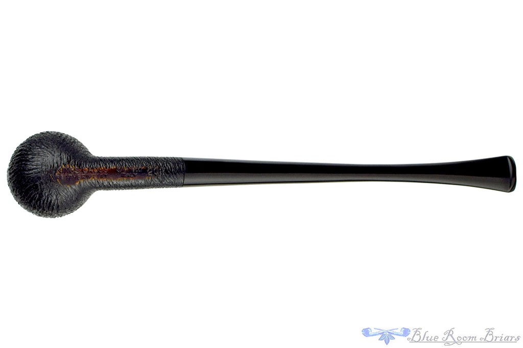 Savinelli Kings Cross Featherweight 202 Brush Carved Demi-Warden Estate Pipe
