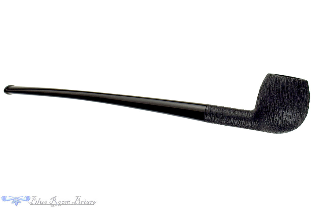 Savinelli Kings Cross Featherweight 202 Brush Carved Demi-Warden Estate Pipe