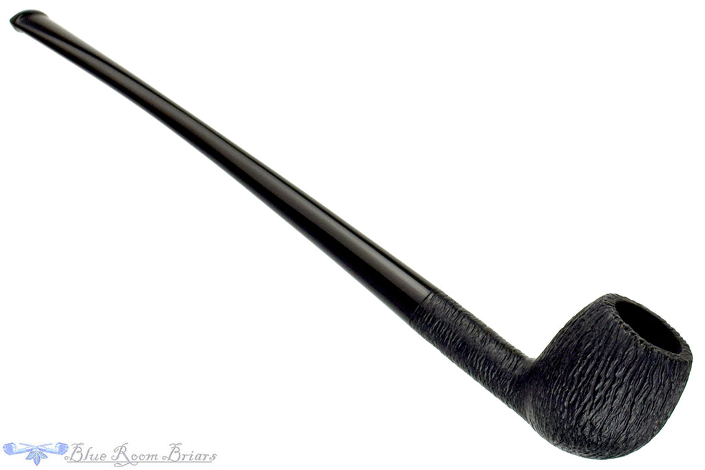 Savinelli Kings Cross Featherweight 202 Brush Carved Demi-Warden Estate Pipe