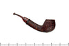 Blue Room Briars is proud to present this Bill Shalosky Pipe 657 Bent Sandblast Teapot with African Blackwood and Brindle
