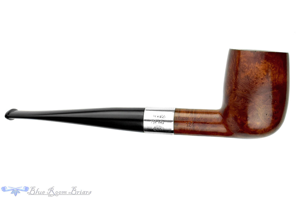 Blue Room Briars is proud to present this GBD 124 (1952 Make) Billiard with Silver Estate Pipe with Replacement Stem