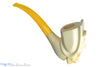Blue Room Briars is proud to present this Meerschaum Bent Figural UNSMOKED Estate Pipe