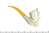 Blue Room Briars is proud to present this Meerschaum Bent Figural UNSMOKED Estate Pipe