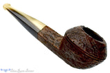 Blue Room Briars is proud to present this Ropp Stout Sandblast Bulldog with Horn Estate Pipe