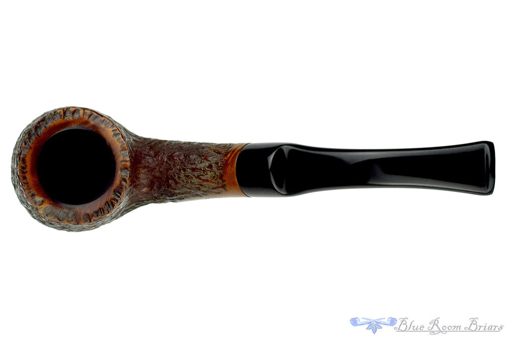 Mehaffey 1/2 Bent Rusticated Volcano Estate Pipe