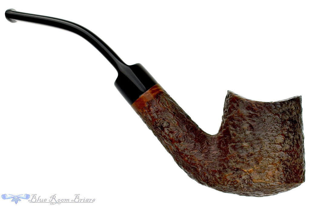 Mehaffey 1/2 Bent Rusticated Volcano Estate Pipe